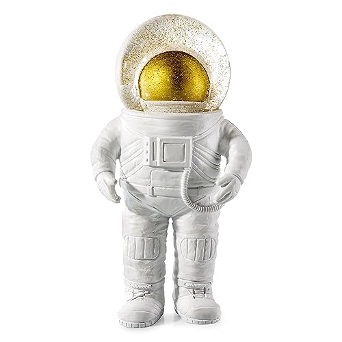 The Giant Astronaut White, Schneekugel, Glitzerkugel, Deko, weiß, 30 cm von DONKEY