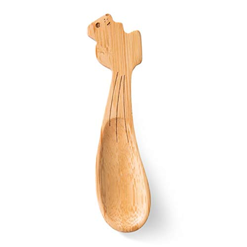 Donkey Products Spoonanimals Bambus Löffel, Kinderlöffel, Esslöffel, Holzlöffel, Eichhörnchen, 200492 von DONKEY