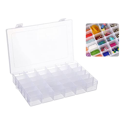 DONL 36 Fächern Aufbewahrungsbox Einstellbar Fächer Plastik Sortierbox Perlenkiste Facherbox Werkzeugcontainer Leer Sortimentsboxen Transparent für die Schmuck Perlen und andere Mini Waren DONL 36 Fächern Aufbewahrungsbox Einstellbar Fächer Plastik Sortierbox Perlenkiste Facherbox Werkzeugcontainer Leer Sortimentsboxen Transparent für die Schmuck Perlen und andere Mini Waren von DONQL