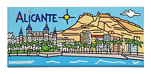 Alicante KÜHLSCHRANKMAGNET. Modell: Maritime VORNE. Souvenir VON Alicante Spanien von DONSOUVENIR