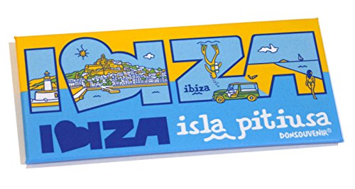 Ibiza KÜHLSCHRANKMAGNET. Modell: Letters. Fridge Magnet Ibiza ISLA PITIUSA von DONSOUVENIR