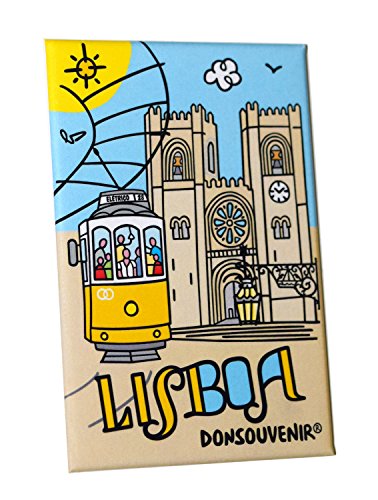 Magnet LISSABON. KÜHLSCHRANKMAGNET Modell: Tram ELETRICO LA SÉ von DONSOUVENIR