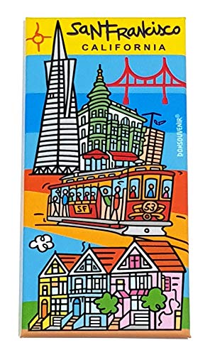 DONSOUVENIR SAN Francisco KÜHLSCHRANKMAGNET. Modell: Big City von DONSOUVENIR