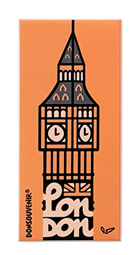 London KÜHLSCHRANKMAGNET. Modell: London Big Ben. Magnet Souvenir. BEIGE. von DONSOUVENIR