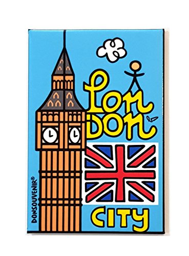 London KÜHLSCHRANKMAGNET. Modell: London City. Magnet Souvenir von DONSOUVENIR