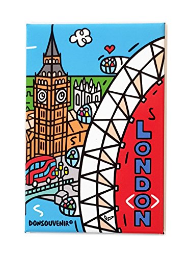 London KÜHLSCHRANKMAGNET. Modell: London Millennium RIESENRAD von DONSOUVENIR