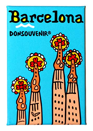 DONSOUVENIR Magnet Barcelona - Torres Sagrada Familia DE GAUDÍ von DONSOUVENIR