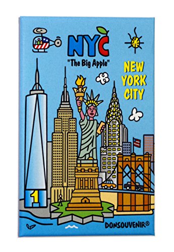 Magnet New York. Modelle: Liberty. Magnet DONSOUVENIR FÜR DEN KÜHLSCHRANK. von DONSOUVENIR