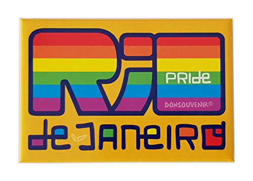 Magnet Rio DE Janeiro Gay Pride. (BRASILIEN). Magnet FÜR DEN KÜHLSCHRANK. DONSOUVENIR. von DONSOUVENIR