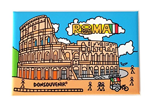 Magnet Roma (ROM-Italien). Modell: KOLOSSEUM. Magnet FÜR DEN KÜHLSCHRANK. DONSOUVENIR. von DONSOUVENIR