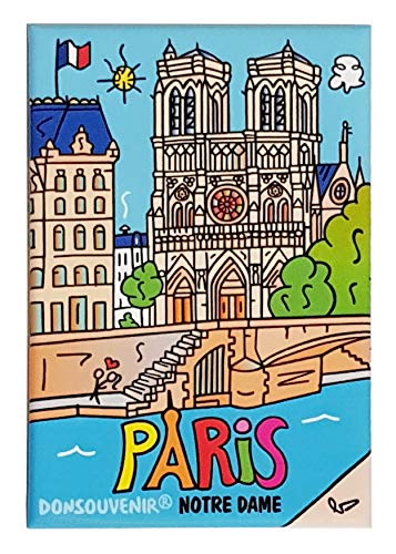 DONSOUVENIR Paris KÜHLSCHRANKMAGNET. Modell: Magnet Notre Dame Paris. von DONSOUVENIR