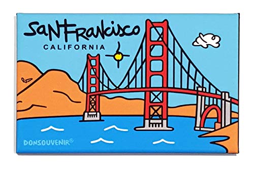 SAN Francisco Magnet. Modell: GOLDEN Gate. KÜHLSCHRANKMAGNET Souvenir SAN Francisco Magnet. Modell: GOLDEN Gate. KÜHLSCHRANKMAGNET Souvenir von DONSOUVENIR