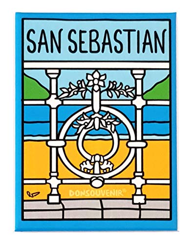 SAN Sebastian KÜHLSCHRANKMAGNET. Souvenir VON SAN Sebastian, BASKENLAND Spanien von DONSOUVENIR