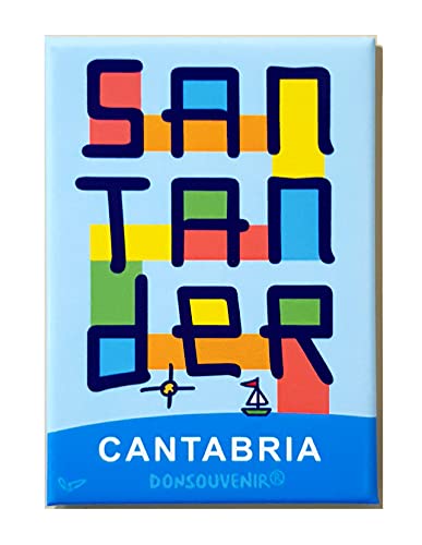 Santander KÜHLSCHRANKMAGNET Souvenir. Modell: Santander CANTABRIA Spanien von DONSOUVENIR