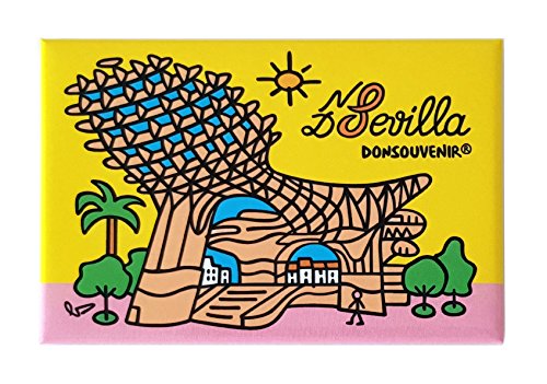 Sevilla KÜHLSCHRANKMAGNET. MAGNETMODELL: LAS SETAS Platz von DONSOUVENIR