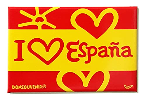 Spanien KÜHLSCHRANKMAGNET. Modell: ICH Liebe Spanien von DONSOUVENIR