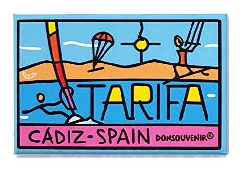 Tarifa Cadiz KÜHLSCHRANKMAGNET. Modell: Wind. Souvenir Tarifa Cadiz Spanien von DONSOUVENIR