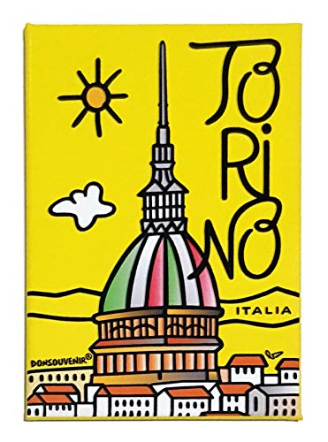Turin KÜHLSCHRANKMAGNET. Modell: MOLE ANTONELLIANA MIT GELBEM Hintergrund Turin KÜHLSCHRANKMAGNET. Modell: MOLE ANTONELLIANA MIT GELBEM Hintergrund von DONSOUVENIR