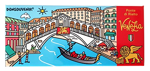 VENEDIG KÜHLSCHRANKMAGNET. Modell GROSSER Magnet: Venezia Ponte DI Rialto von DONSOUVENIR