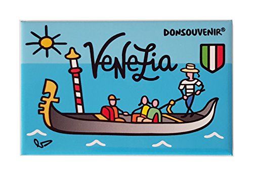 VENEDIG KÜHLSCHRANKMAGNET. Modell: Venezia GONDEL von DONSOUVENIR