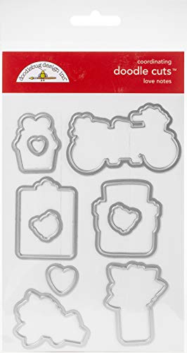 DOODLEBUG DESIGN INC. 619521 Doodle CUTS Dies Love Notes, Liebesnotizen, Einheitsgröße von Doodlebug