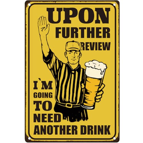 DOODLREAM Blechschild Vintage Bar Blechschild Nach Weiterer Prüfung Brauche Ich Noch Einen Drink Humorvoll Retro Bier Wandkunst Poster für Bar Männerhöhle Cafe Home Wanddeko 20 x 30cm von DOODLREAM