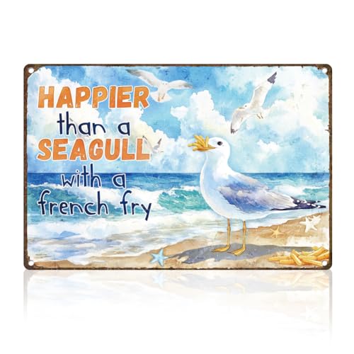 DOODLREAM Metallblechschild Mit Meeresmöwe Aquarell Wanddekoration 20x30cm Sommer Strand Meereswellen Wandkunst Poster Meer Zuhause Kaffeezimmer Clubs Strand Schlafzimmer Wohnzimmer DOODLREAM Metallblechschild Mit Meeresmöwe Aquarell Wanddekoration 20x30cm Sommer Strand Meereswellen Wandkunst Poster Meer Zuhause Kaffeezimmer Clubs Strand Schlafzimmer Wohnzimmer von DOODLREAM