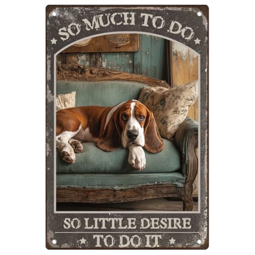 DOODLREAM Metallschild Mit Aufschrift „So Much To Do So Little Desire To Do It“ Vintage Stil Für Zuhause Büro Club Bar Zimmer Retro Wanddekoration 20 x 30 cm DOODLREAM Metallschild Mit Aufschrift „So Much To Do So Little Desire To Do It“ Vintage Stil Für Zuhause Büro Club Bar Zimmer Retro Wanddekoration 20 x 30 cm von DOODLREAM