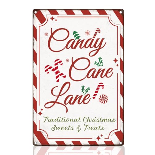Doodlearm Candy Lane Blechschild Traditional Christmas Sweets&Treats Retro Metall Wanddekoration 20x30 cm Wandkunst Poster für Zuhause Küche Schlafzimmer Büro Café Club Bar Dekoration Geschenk Doodlearm Candy Lane Blechschild Traditional Christmas Sweets&Treats Retro Metall Wanddekoration 20x30 cm Wandkunst Poster für Zuhause Küche Schlafzimmer Büro Café Club Bar Dekoration Geschenk von DOODLREAM
