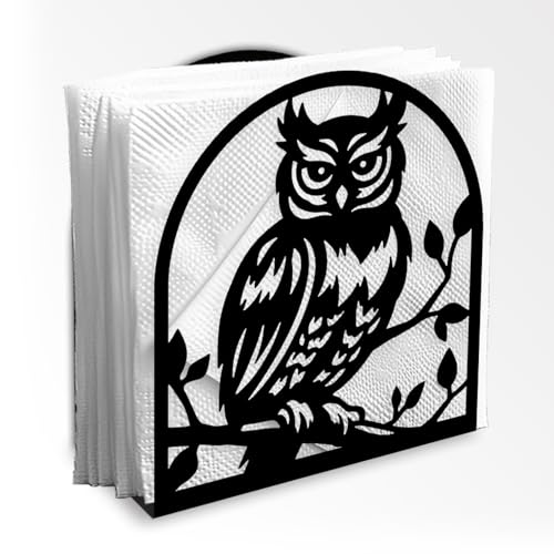 Doodlream Eule Dekorativer Serviettenhalter Aus Schwarzem Metall Für Den Tisch Serviettenhalter Im Tier Stil 13.5 x 12.5 x 5cm Für Zuhause Küche Restaurant Picknick Party Kaffeebar Esszimmer Doodlream Eule Dekorativer Serviettenhalter Aus Schwarzem Metall Für Den Tisch Serviettenhalter Im Tier Stil 13.5 x 12.5 x 5cm Für Zuhause Küche Restaurant Picknick Party Kaffeebar Esszimmer von DOODLREAM
