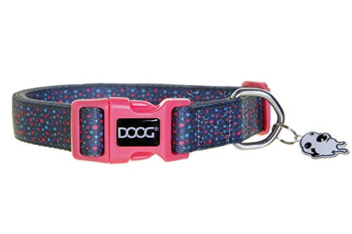 DOOG - Marley Collar - Medium (COLN2-M), Blue with red Spots von DOOG