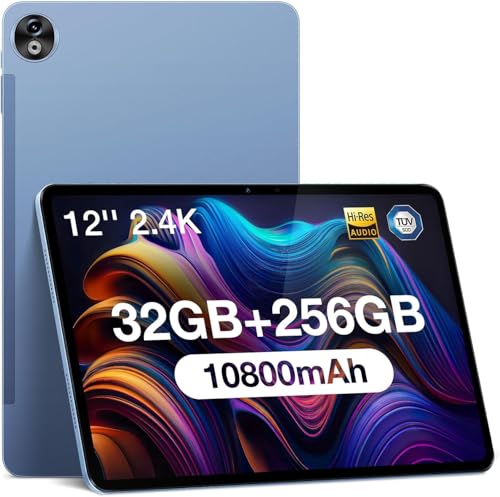 DOOGEE T20 Ultra Tablet 12 Zoll, 32GB RAM 256GB ROM(2TB TF) Helio G99 Octa-Core Android Gaming Tablet, 10800mAh, 2.4K Display, 16MP+8MP Dual SIM, 4G LTE /5G WiFi/GMS/GPS/Widevine L1 von DOOGEE