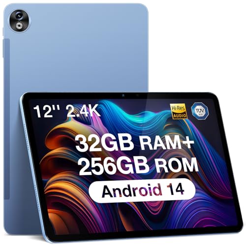 DOOGEE T20 Ultra Tablet 12 Zoll Android 14 32GB RAM 256GB ROM(2TB TF) Helio G99 Octa-Core, 10800mAh, 2.4K Display, 16MP+8MP Dual SIM, 4G LTE /5G WiFi/GMS/GPS/Widevine L1 von DOOGEE