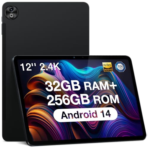 DOOGEE T20 Ultra Tablet 12 Zoll Android 14 Gaming Tablet 32GB RAM 256GB ROM(2TB TF) Helio G99 Octa-Core, 10800mAh, 2.4K Display, 16MP+8MP Dual SIM Tablet PC 4G LTE /5G WiFi/GMS/GPS/Widevine L1 von DOOGEE