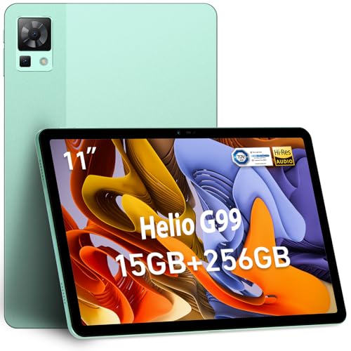 DOOGEE T30PRO Tablet 11 Zoll, Helio G99 Octa-Core 15(8+7) GB+256GB (2TB TF) Android 14 Gaming Tablet, 8580mAh/33W, 2560x1600 FHD+, 20MP Dual SIM 4G LTE +5G WiFi Tablet PC Widevine L1 mit Hülle von DOOGEE