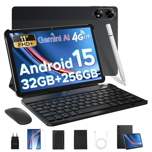 DOOGEE TAB G6+ Android 15 Tablet 11 Zoll, FHD+, 32GB RAM + 256GB ROM, 8000mAh Akku, Gemini AI, 4G LTE, Unisoc T7280 Octa-Core, Widevine L1, Tablet mit Tastatur/Stift/SIM Card Slot/Maus/Hülle DOOGEE TAB G6+ Android 15 Tablet 11 Zoll, FHD+, 32GB RAM + 256GB ROM, 8000mAh Akku, Gemini AI, 4G LTE, Unisoc T7280 Octa-Core, Widevine L1, Tablet mit Tastatur/Stift/SIM Card Slot/Maus/Hülle von DOOGEE