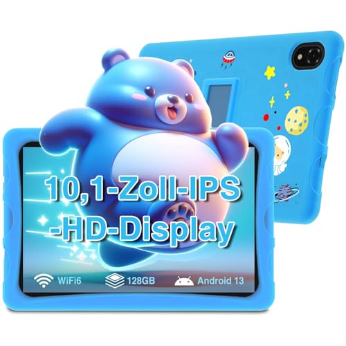 DOOGEE U10 Kid Kinder Tablet 10.1 Zoll, 9GB+128GB/1TB Tablet, 5MP+8MP, Android 13, WiFi-6/BT5.0/TUV/DRM L1, Kindersicherungs Kinder Tablet, vorinstallierte Kinder Lernsoftware und Spiele, Blau DOOGEE U10 Kid Kinder Tablet 10.1 Zoll, 9GB+128GB/1TB Tablet, 5MP+8MP, Android 13, WiFi-6/BT5.0/TUV/DRM L1, Kindersicherungs Kinder Tablet, vorinstallierte Kinder Lernsoftware und Spiele, Blau von DOOGEE