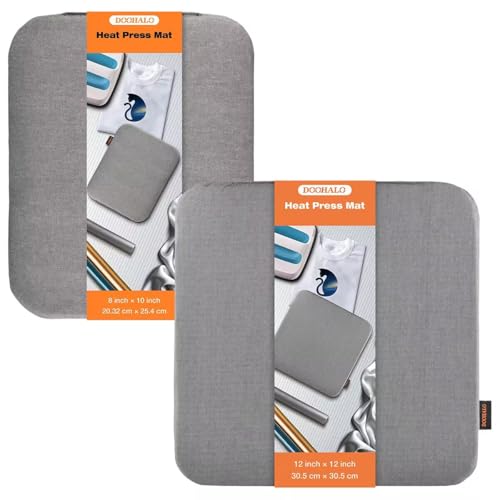 DOOHALO Wärmepressematte für Cricut Easy Press Craft Bügelmatte für Power Heat Press Maschine für Handwerk Vinyl Bügeln Isolierung Transfer T-Shirts und HTV Vinyl Projekt DOOHALO Wärmepressematte für Cricut Easy Press Craft Bügelmatte für Power Heat Press Maschine für Handwerk Vinyl Bügeln Isolierung Transfer T-Shirts und HTV Vinyl Projekt von DOOHALO