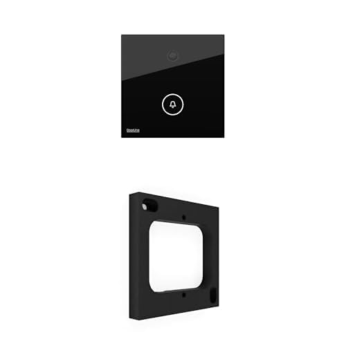 DOORLINE Bundle Snap anthrazit l die Türklingel mit Kamera I Bildübertragung ohne Cloud per WLAN über die Fritz!Box auf das Fritz!Fon oder Smartphone + Aufputzrahmen DOORLINE Bundle Snap anthrazit l die Türklingel mit Kamera I Bildübertragung ohne Cloud per WLAN über die Fritz!Box auf das Fritz!Fon oder Smartphone + Aufputzrahmen von DOORLINE