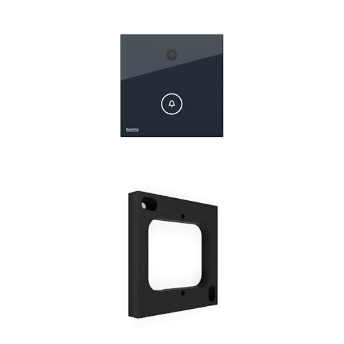 DOORLINE Bundle Snap schwarz l die Türklingel mit Kamera I Bildübertragung ohne Cloud per WLAN über die Fritz!Box auf das Fritz!Fon oder Smartphone + Aufputzrahmen DOORLINE Bundle Snap schwarz l die Türklingel mit Kamera I Bildübertragung ohne Cloud per WLAN über die Fritz!Box auf das Fritz!Fon oder Smartphone + Aufputzrahmen von DOORLINE