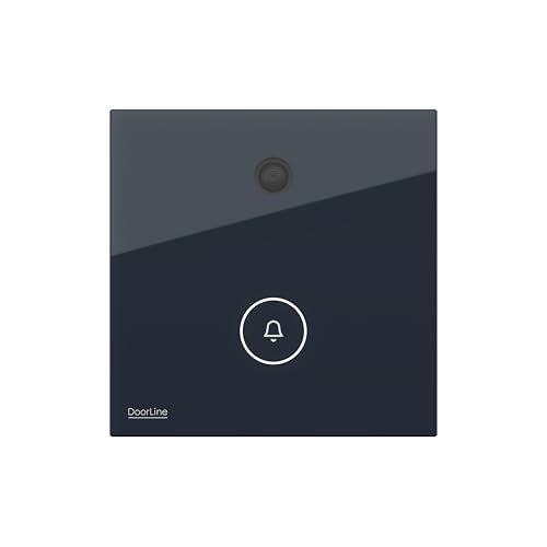 DoorLine Snap Farbe: Schwarz von Telegärtner Elektronik l die Türklingel mit Kamera I Bildübertragung ohne Cloud per WLAN über die Fritz!Box auf das Fritz!Fon oder Smartphone I DoorLine Snap Farbe: Schwarz von Telegärtner Elektronik l die Türklingel mit Kamera I Bildübertragung ohne Cloud per WLAN über die Fritz!Box auf das Fritz!Fon oder Smartphone I von DOORLINE