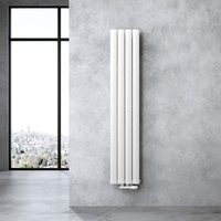 Design Badheizung Flachheizkörper 160x31cm Weiß Paneelheizkörper Einlagig Vertikal Mittelanschluss Badheizkörper - Doporro von DOPORRO