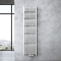 Design Badheizung gerade 180x50cm Weiß Röhrenheizkörper Horizontal Mittelanschluss Bad-Heizkörper - Doporro von DOPORRO