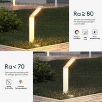 Doporro - Mai & Mai Außenleuchte 128x98x808mm IP65 Wegeleuchte Außen Pollerleuchte für Garten, 3000K Stehlampe Gartenlampe Außenlampe Standleuchte von DOPORRO