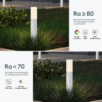 Doporro - Mai & Mai Außenleuchte 38x38x806mm IP65 Wegeleuchte Außen Pollerleuchte für Garten, 3000K Stehlampe Gartenlampe Außenlampe Standleuchte von DOPORRO
