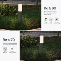 Doporro - Mai & Mai Außenleuchte 38x38x806mm IP65 Wegeleuchte Außen Pollerleuchte für Garten, 3000K Stehlampe Gartenlampe Außenlampe Standleuchte Doporro - Mai & Mai Außenleuchte 38x38x806mm IP65 Wegeleuchte Außen Pollerleuchte für Garten, 3000K Stehlampe Gartenlampe Außenlampe Standleuchte von DOPORRO