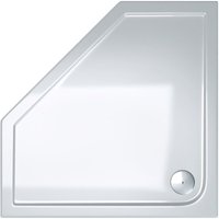 Duschtasse Duschwanne Faro5W 80x80x4 flach inkl. Ablaufgarnitur aus Acryl in Weiß Fünfeckig DIN-Anschlüsse für bodenebene Montage geeignet - Weiß Duschtasse Duschwanne Faro5W 80x80x4 flach inkl. Ablaufgarnitur aus Acryl in Weiß Fünfeckig DIN-Anschlüsse für bodenebene Montage geeignet - Weiß von DOPORRO