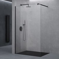 Duschwand Duschtrennwand 90x200 Walk-In Dusche mit Stabilisator aus Echtglas 10mm ESG-Sicherheitsglas Klarglas inkl. Nanobeschichtung - Doporro Duschwand Duschtrennwand 90x200 Walk-In Dusche mit Stabilisator aus Echtglas 10mm ESG-Sicherheitsglas Klarglas inkl. Nanobeschichtung - Doporro von DOPORRO