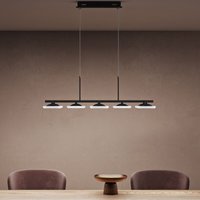 Pendelleuchte 72cm LED Hängelampe Dimmbar mit Fernbedienung 3000K/4000K/6000K Verstellbares Kabel 32W matt Schwarz Hängeleuchte für Esszimmer Pendelleuchte 72cm LED Hängelampe Dimmbar mit Fernbedienung 3000K/4000K/6000K Verstellbares Kabel 32W matt Schwarz Hängeleuchte für Esszimmer von DOPORRO