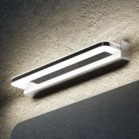 Spiegelleuchte 40cm LED Badlampe Spiegellampe, 4000K Badezimmer Lampe LED Wandleuchte Chrom 9W SparkLuxe von DOPORRO